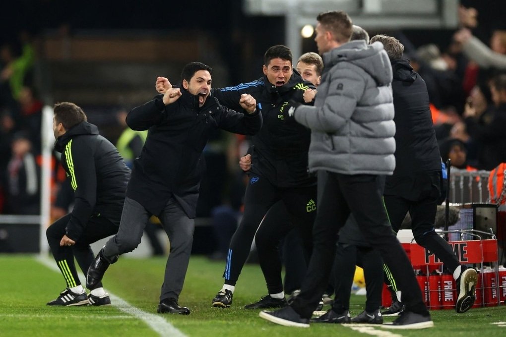 Banned from coaching for excessive celebration, coach Arteta reacted unexpectedly 1